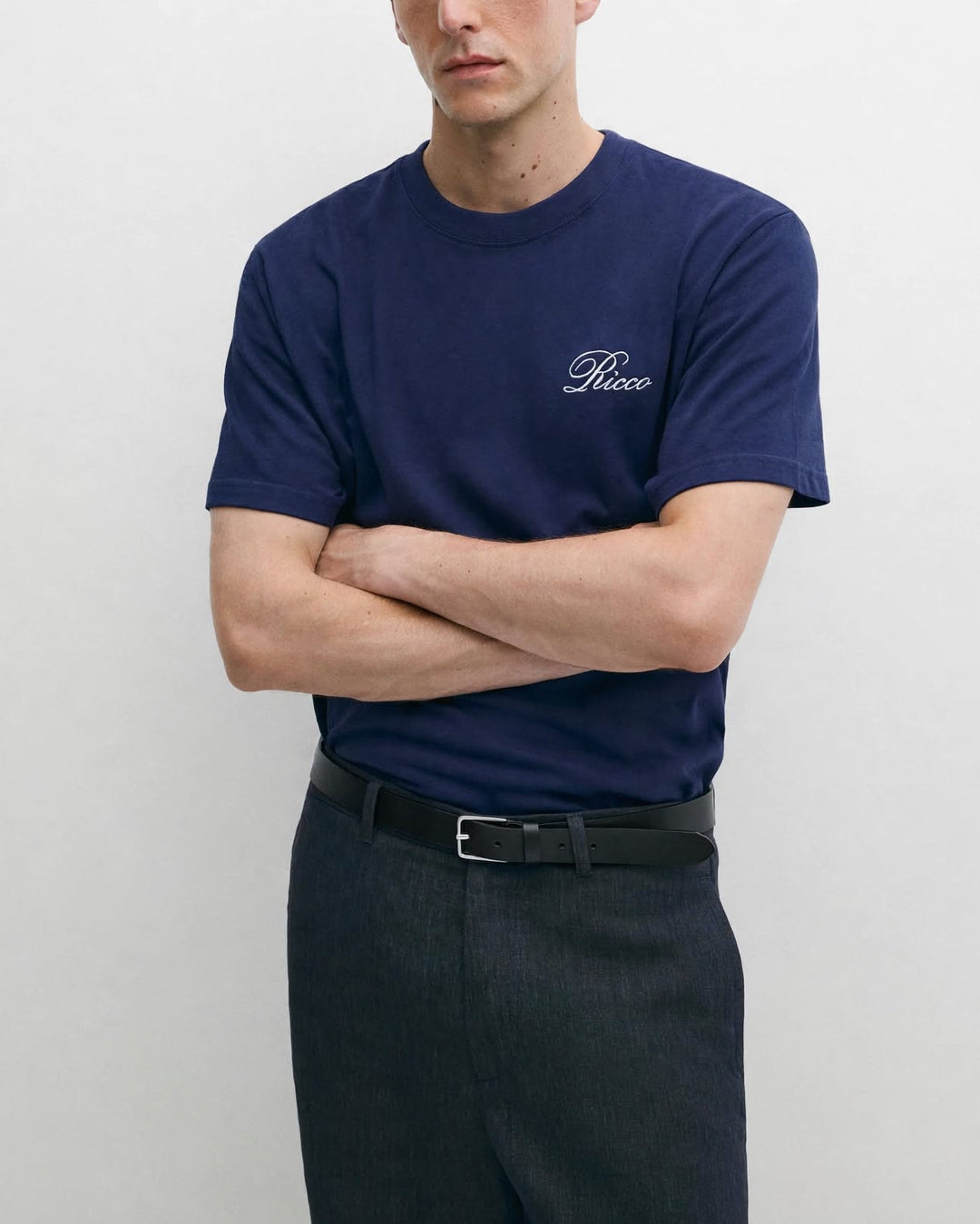 Ricco blue cotton T-shirt